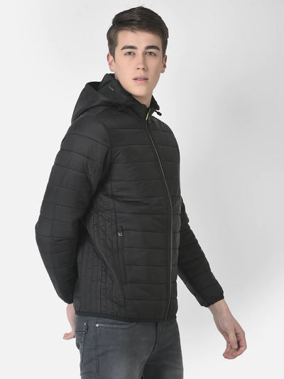  Minimal Black Padded Jacket 