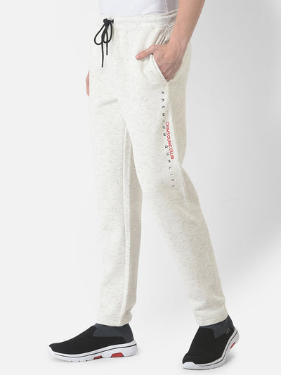  Melange Off-White Typographic Track Pants