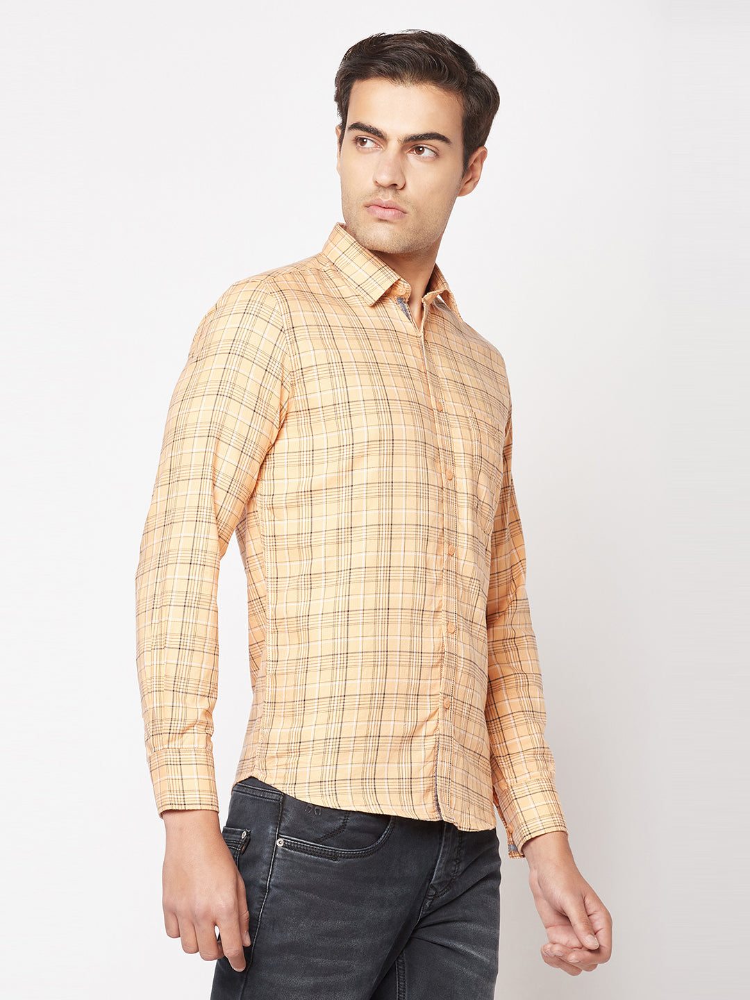  Peach Flannel Shirt