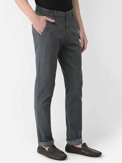  Grey Textured Trousers 