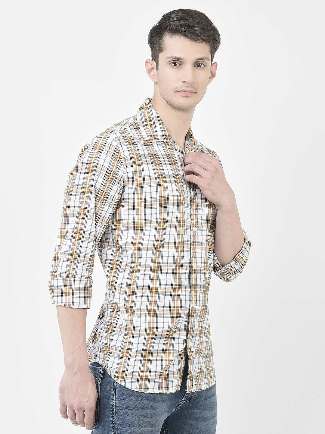  Mustard Flannel Shirt