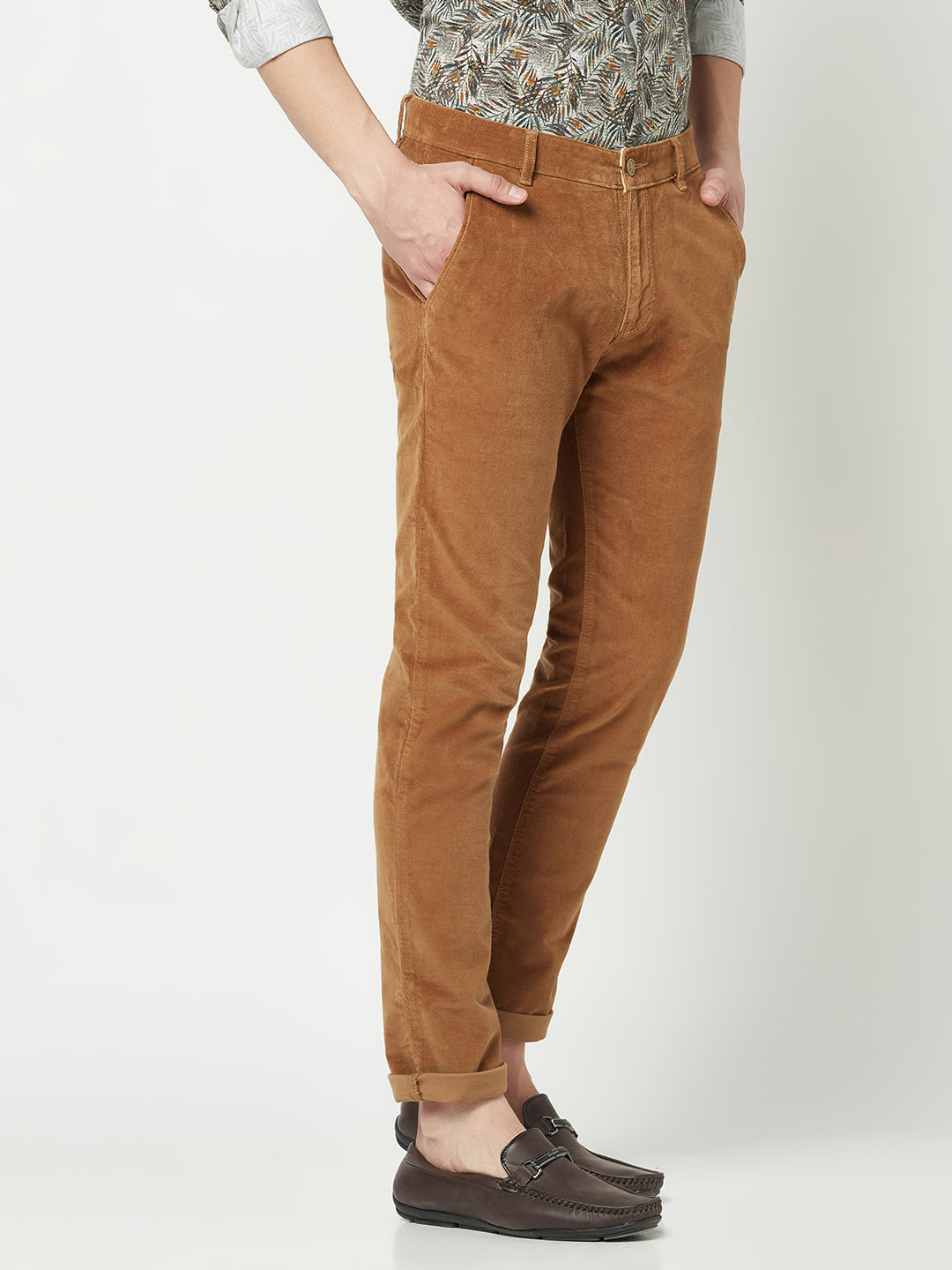  Light Brown Corduroy Trousers