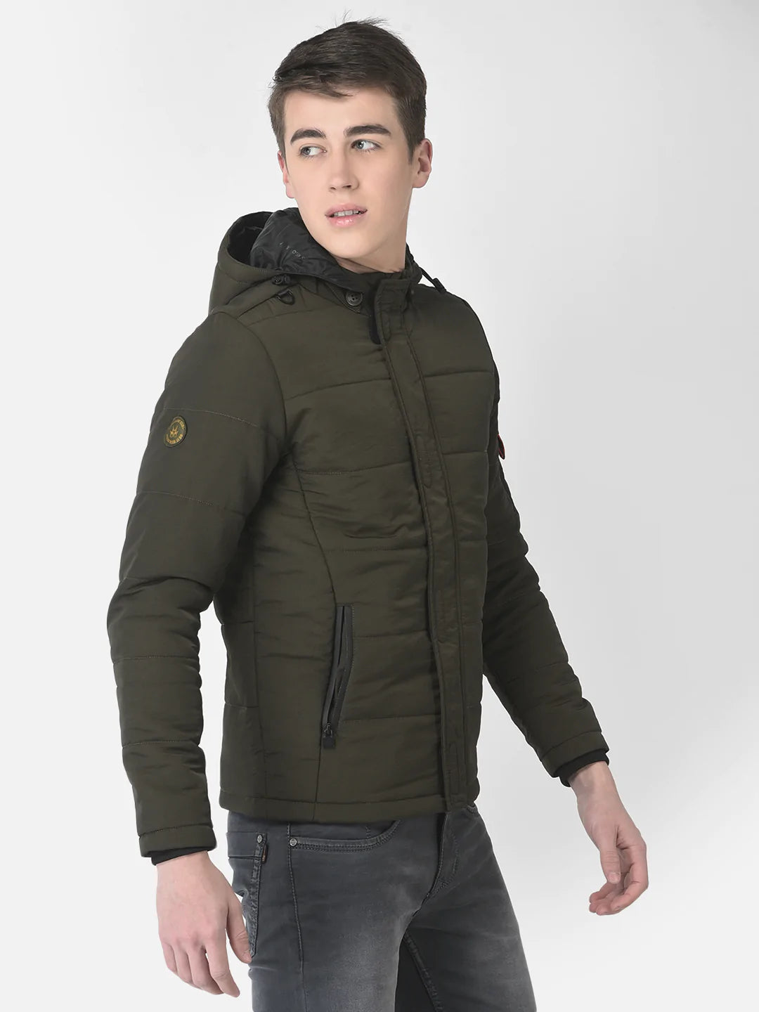  Olive Padded Safari Jacket 