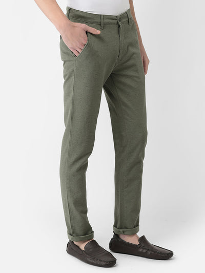  Melange Green Trousers 