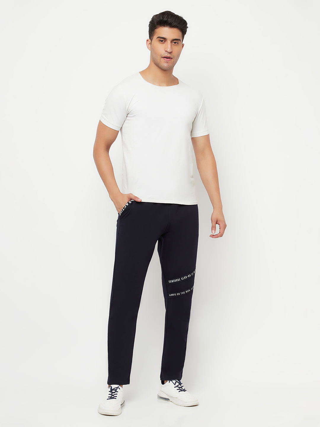 Navy Blue Track Pants - Men Track Pants