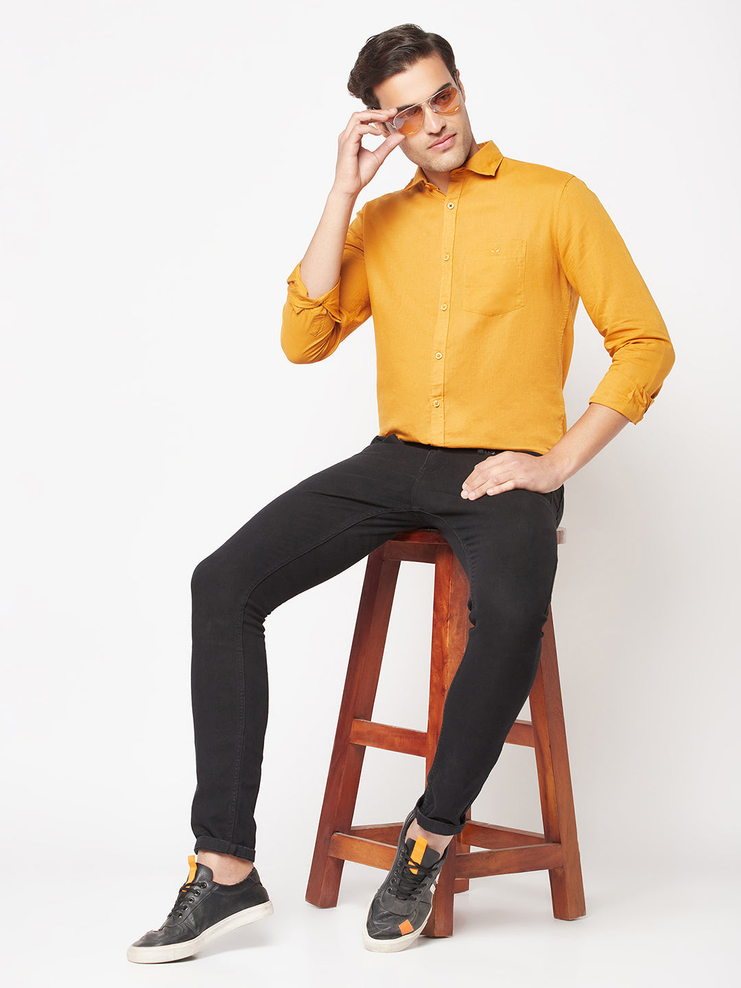  Timeless Mustard Shirt