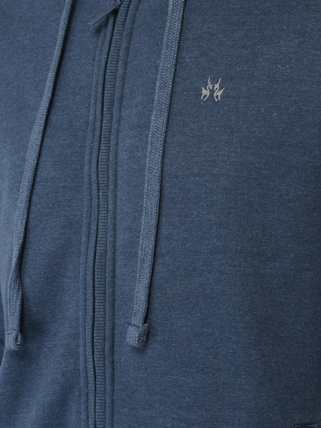  Navy Blue Zipped Sweatshirt 