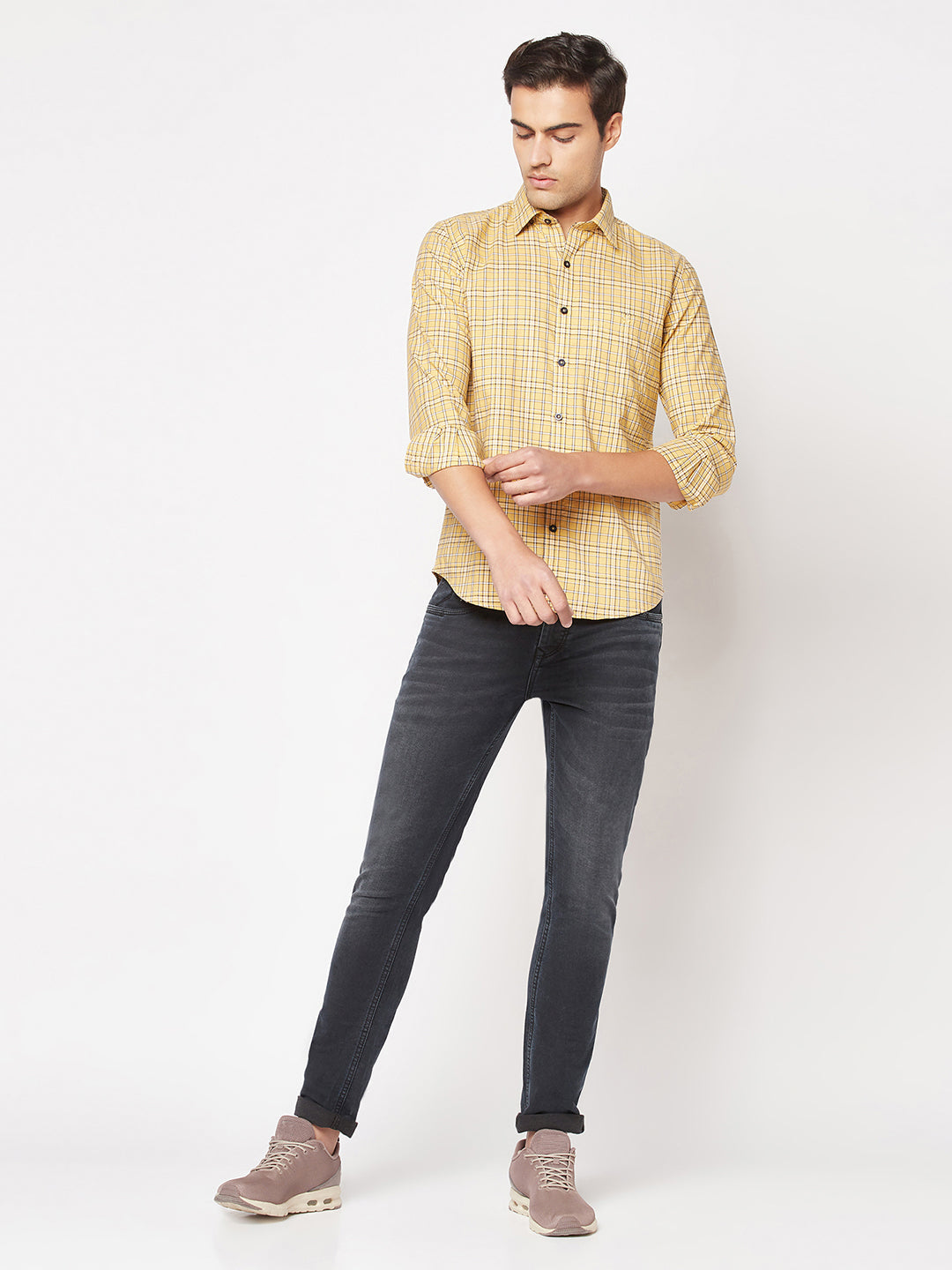  Yellow Plaid Shirt