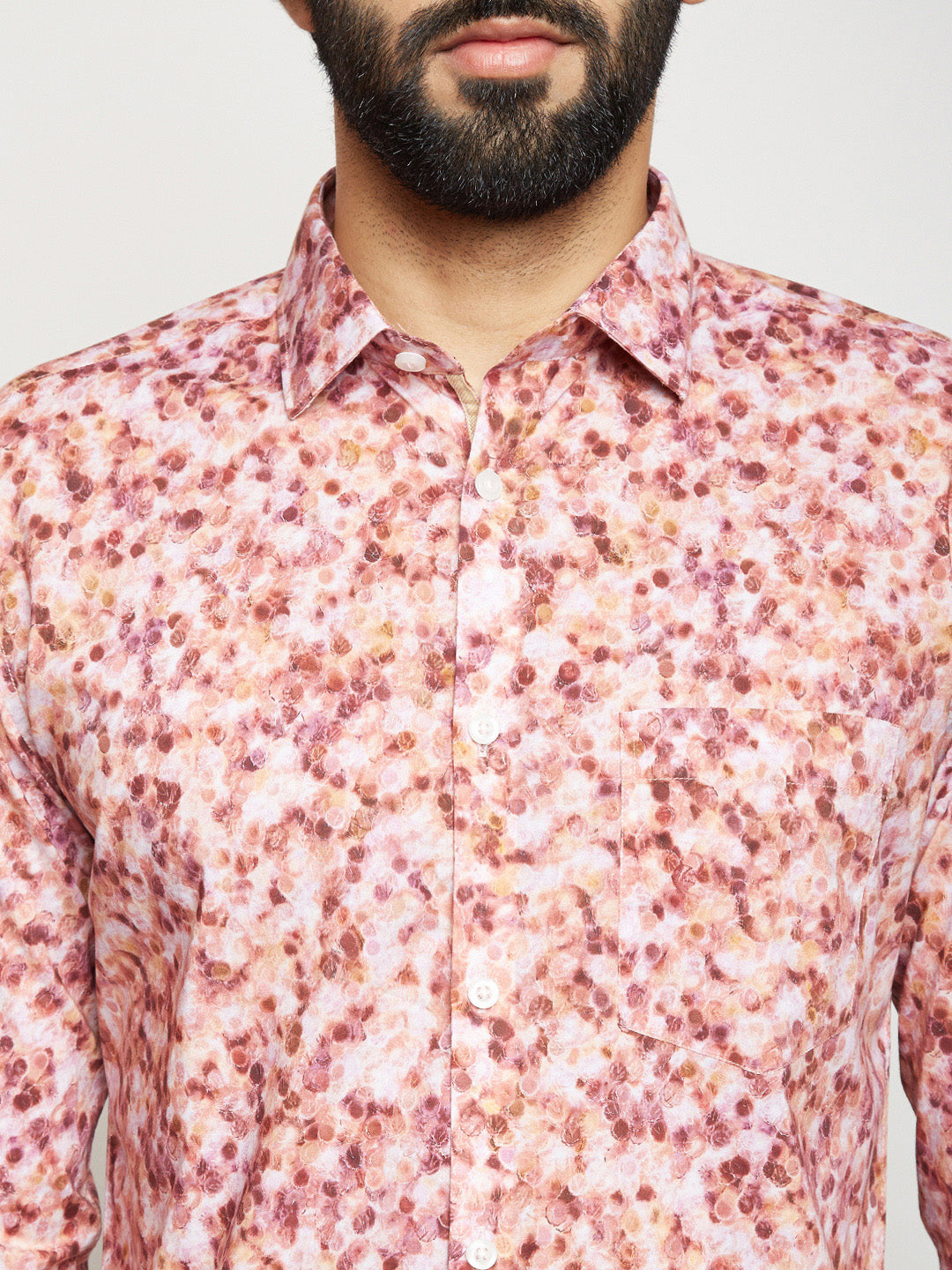 Multicolour Printed Slim Fit shirt - Men Shirts