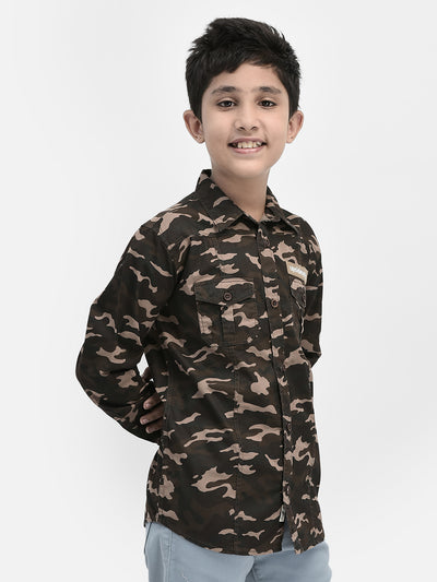 Olive Camouflage Shirt