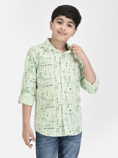 Green Cotton Shirt