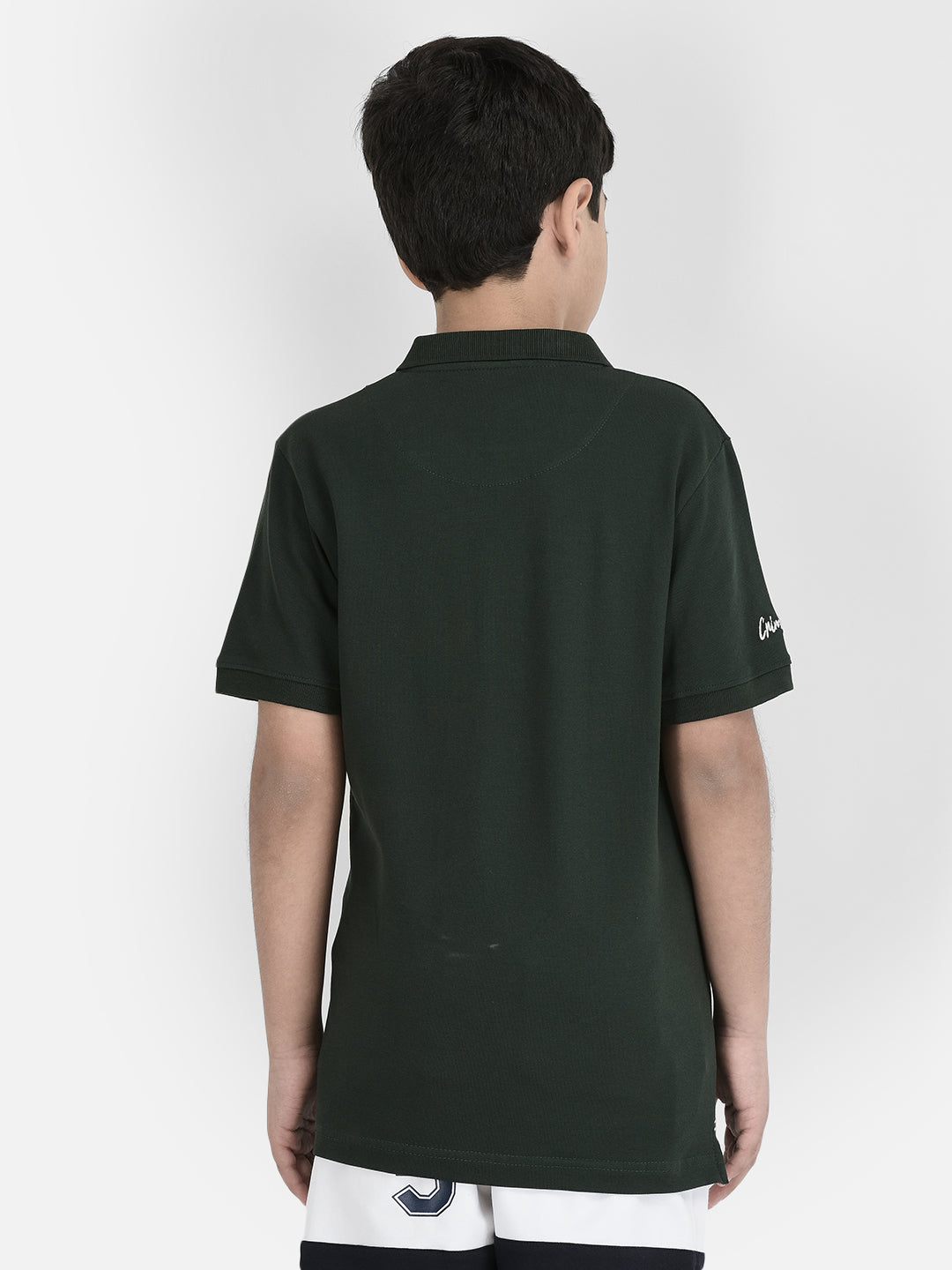  Green Polo Neck T-shirt