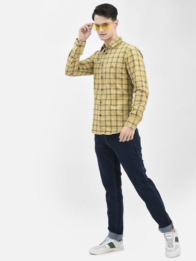 Mustard Checked Shirt