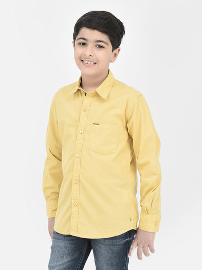 Yellow Yellow Cotton Shirt