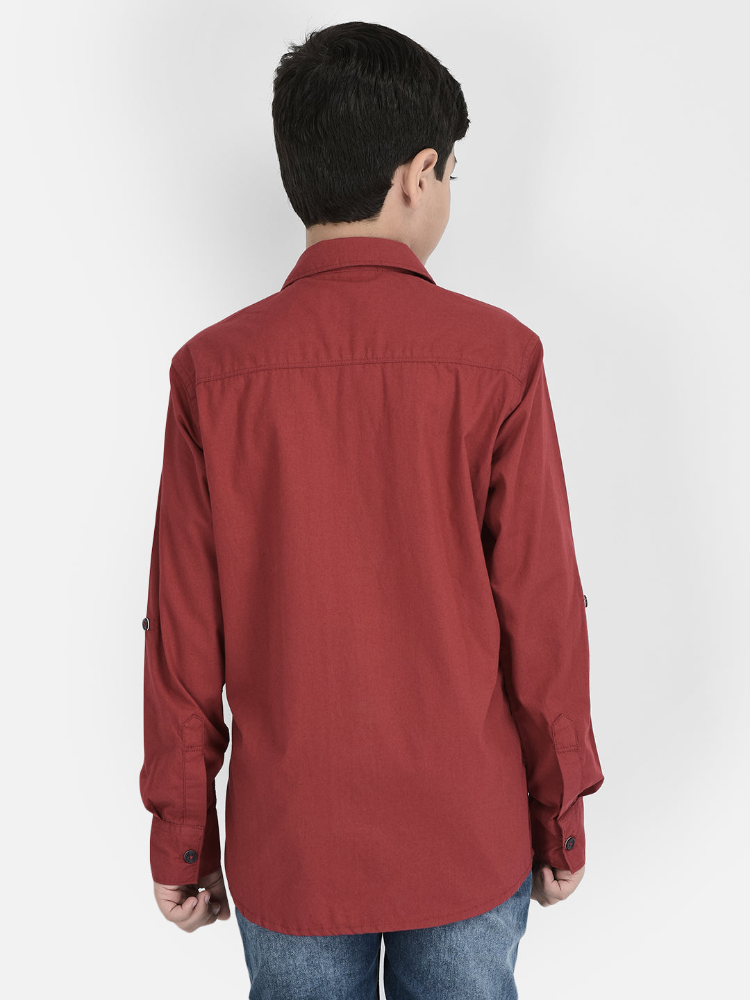 Red Cotton Shirt