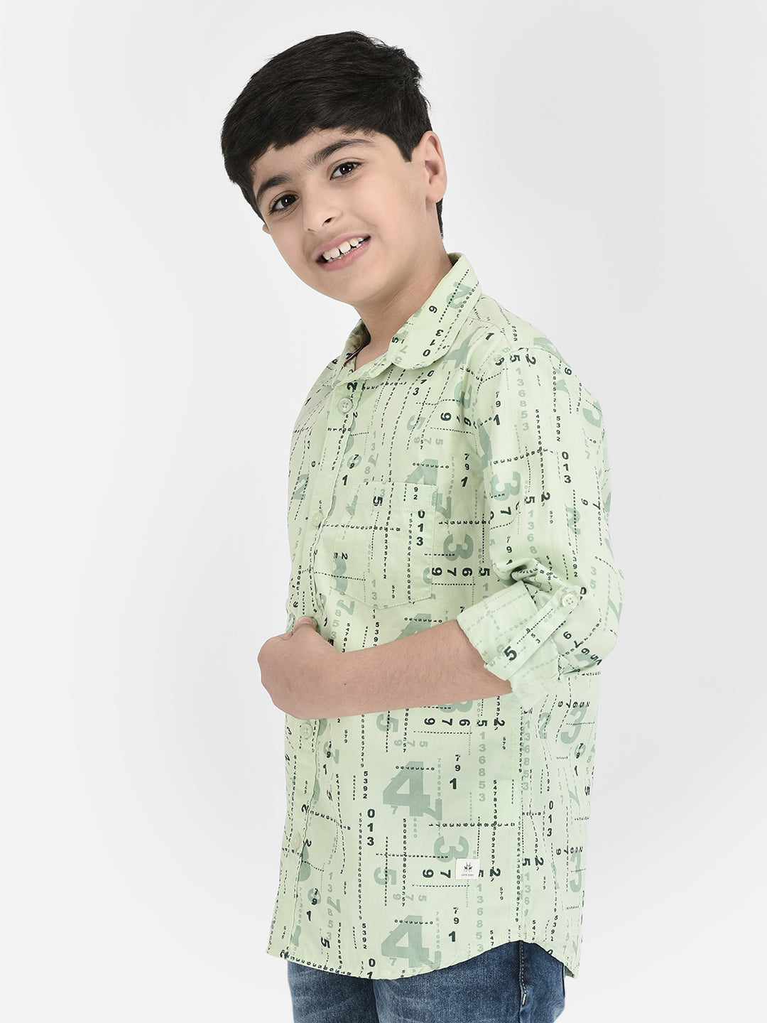 Green Cotton Shirt