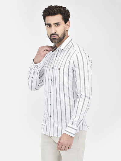 White Striped Shirt.