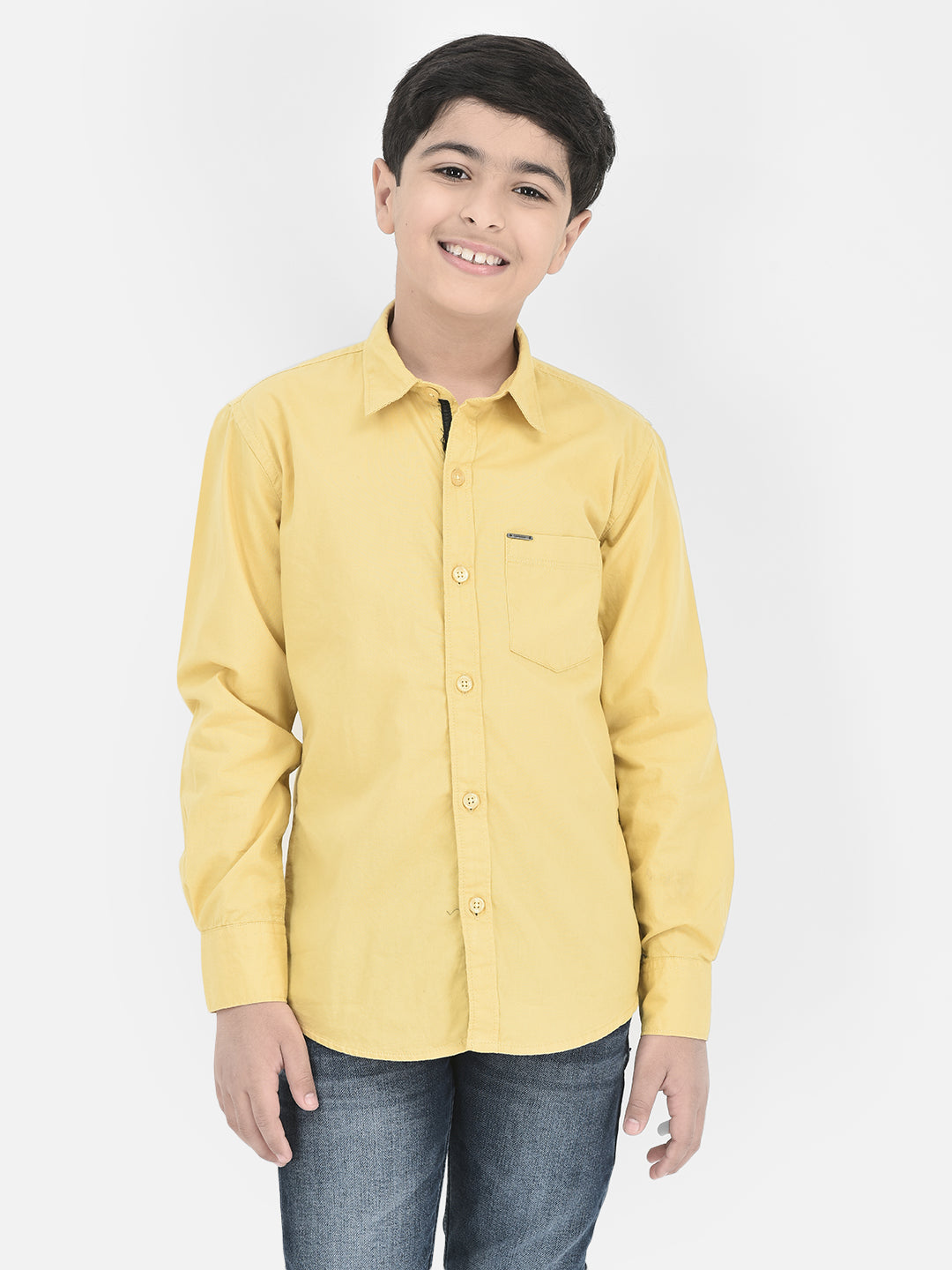 Yellow Yellow Cotton Shirt