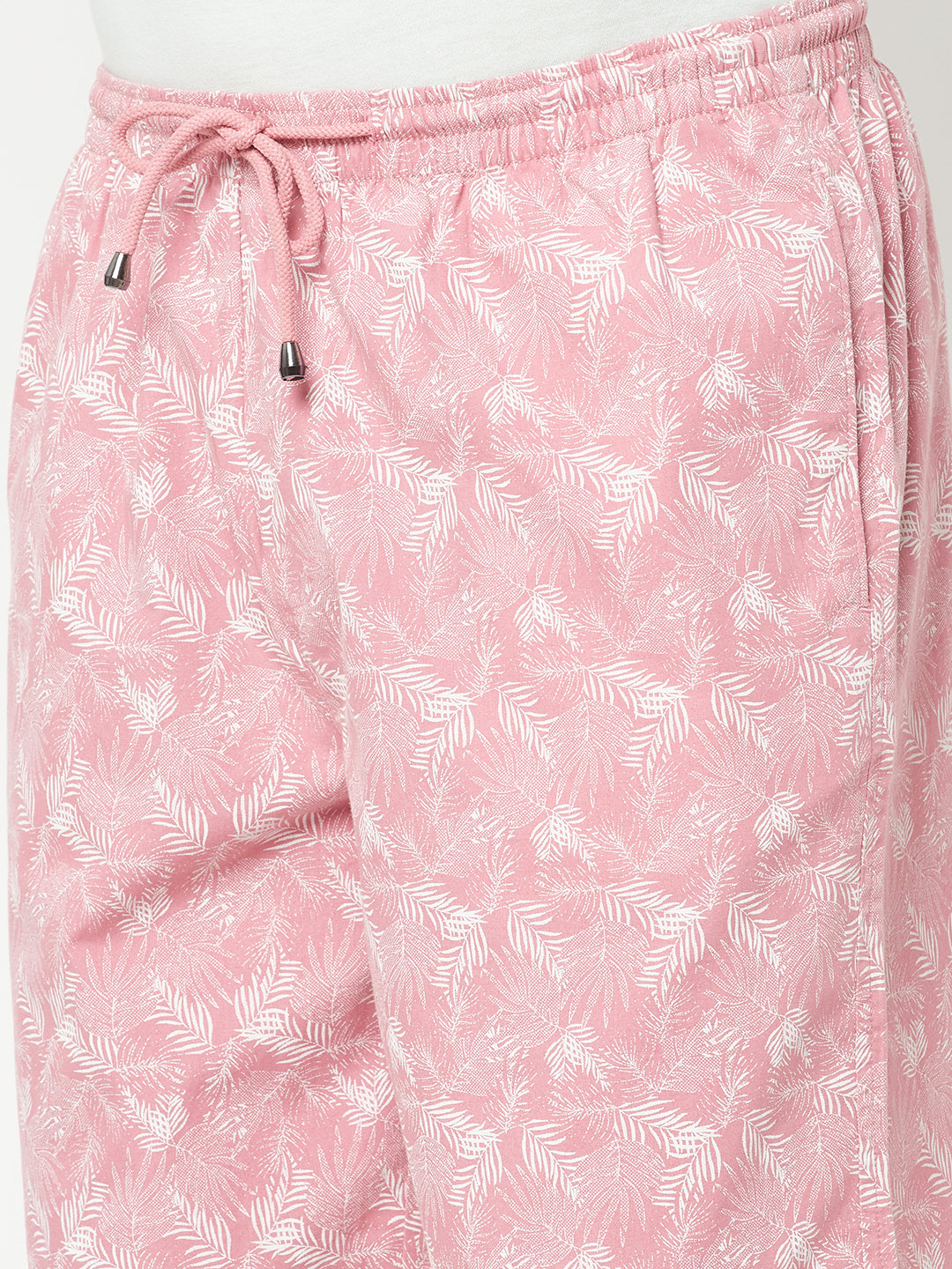 Pink Floral Lounge Shorts