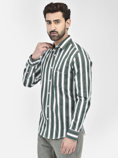 Green Stripes Shirt.