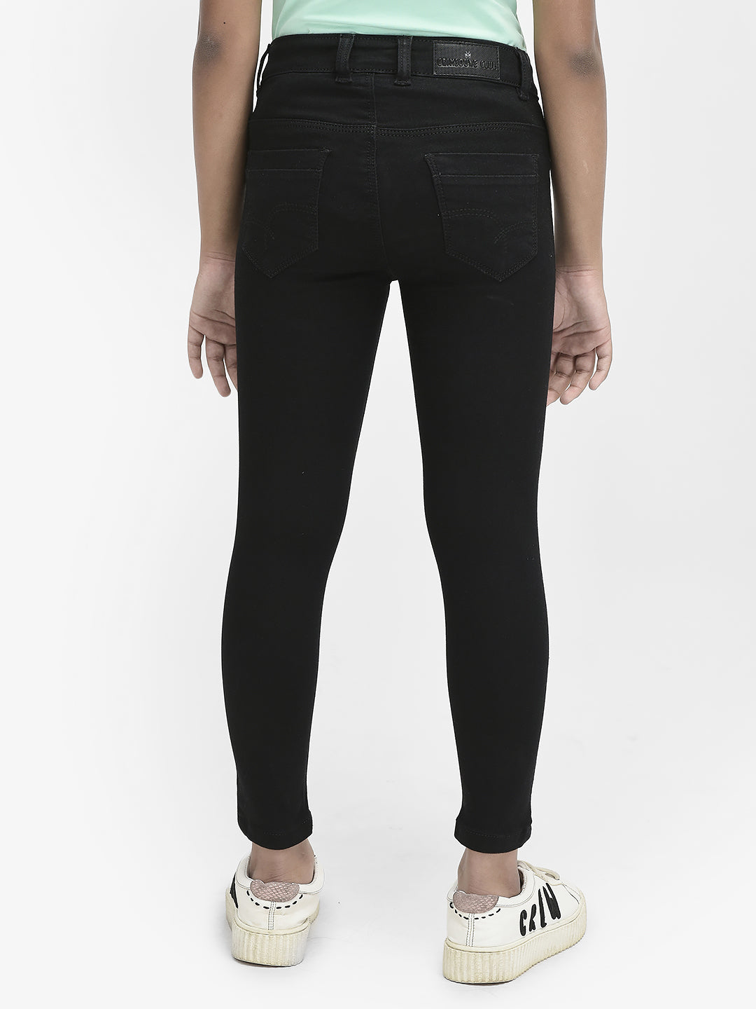 Black Cropped Jeans