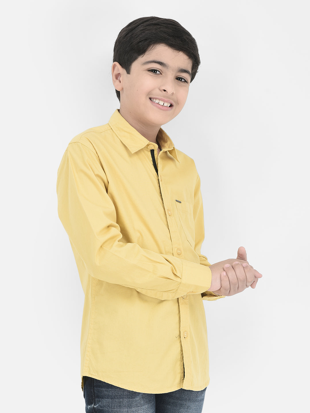 Yellow Yellow Cotton Shirt