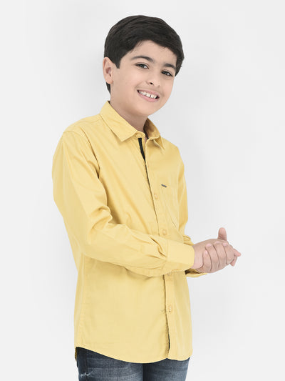 Yellow Yellow Cotton Shirt