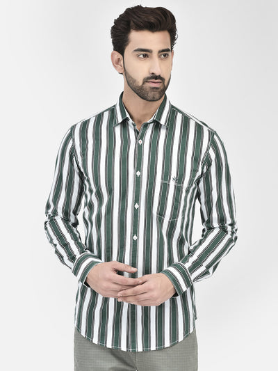 Green Stripes Shirt.