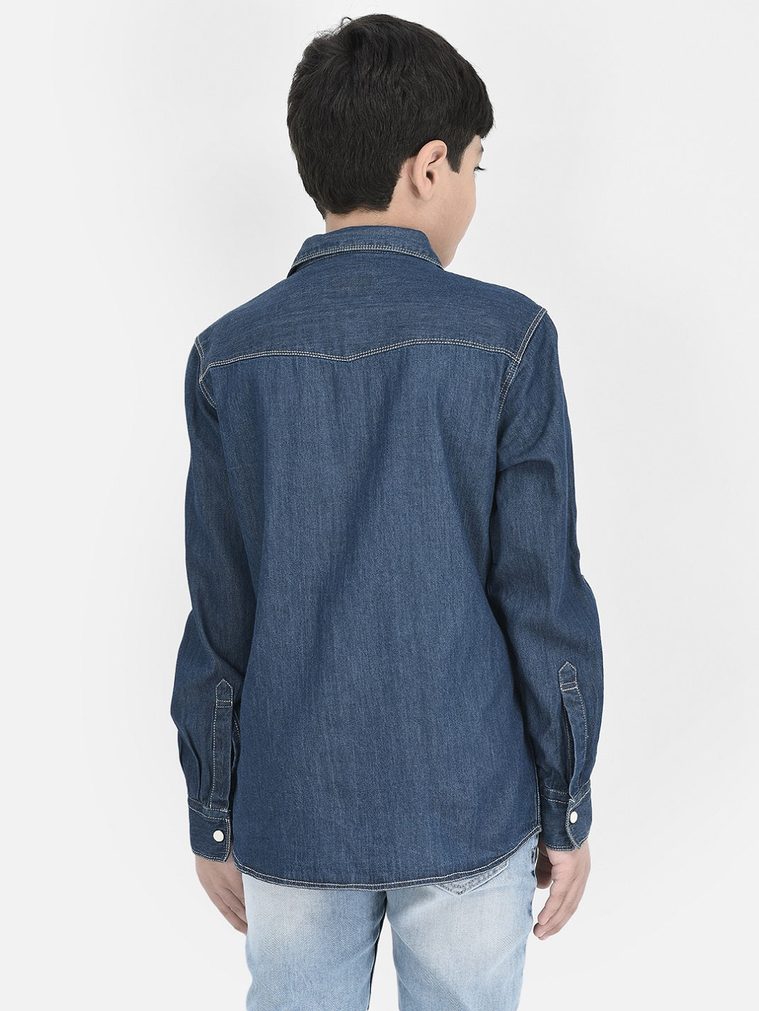 Blue Double Pocket Shirt