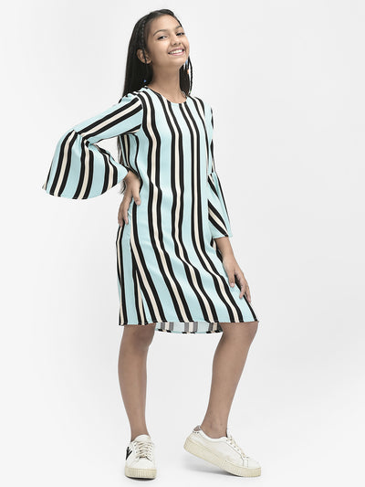 Green Striped Dress