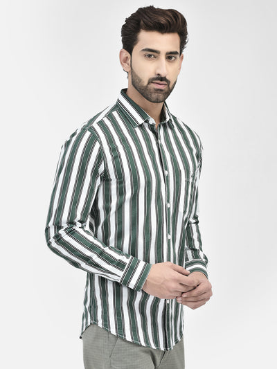 Green Stripes Shirt.